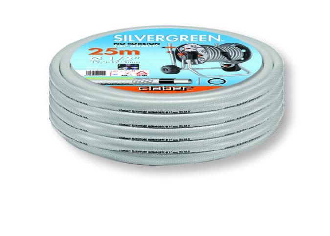 CLABER Gartenschlauch Silver Green 1/2'' 25m