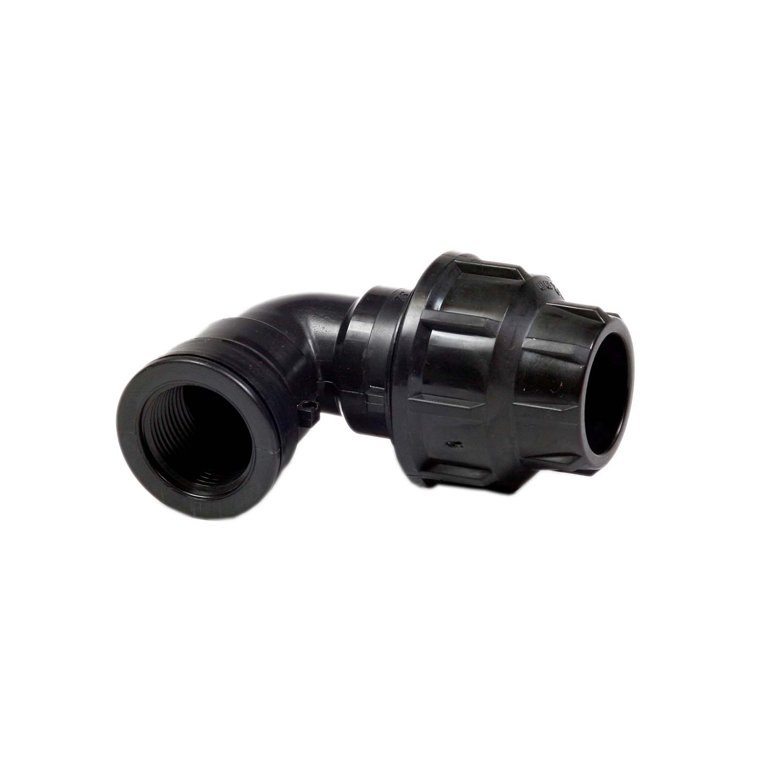 PE-Winkelübergangsver-schraubung 16 mm x 3-4IG