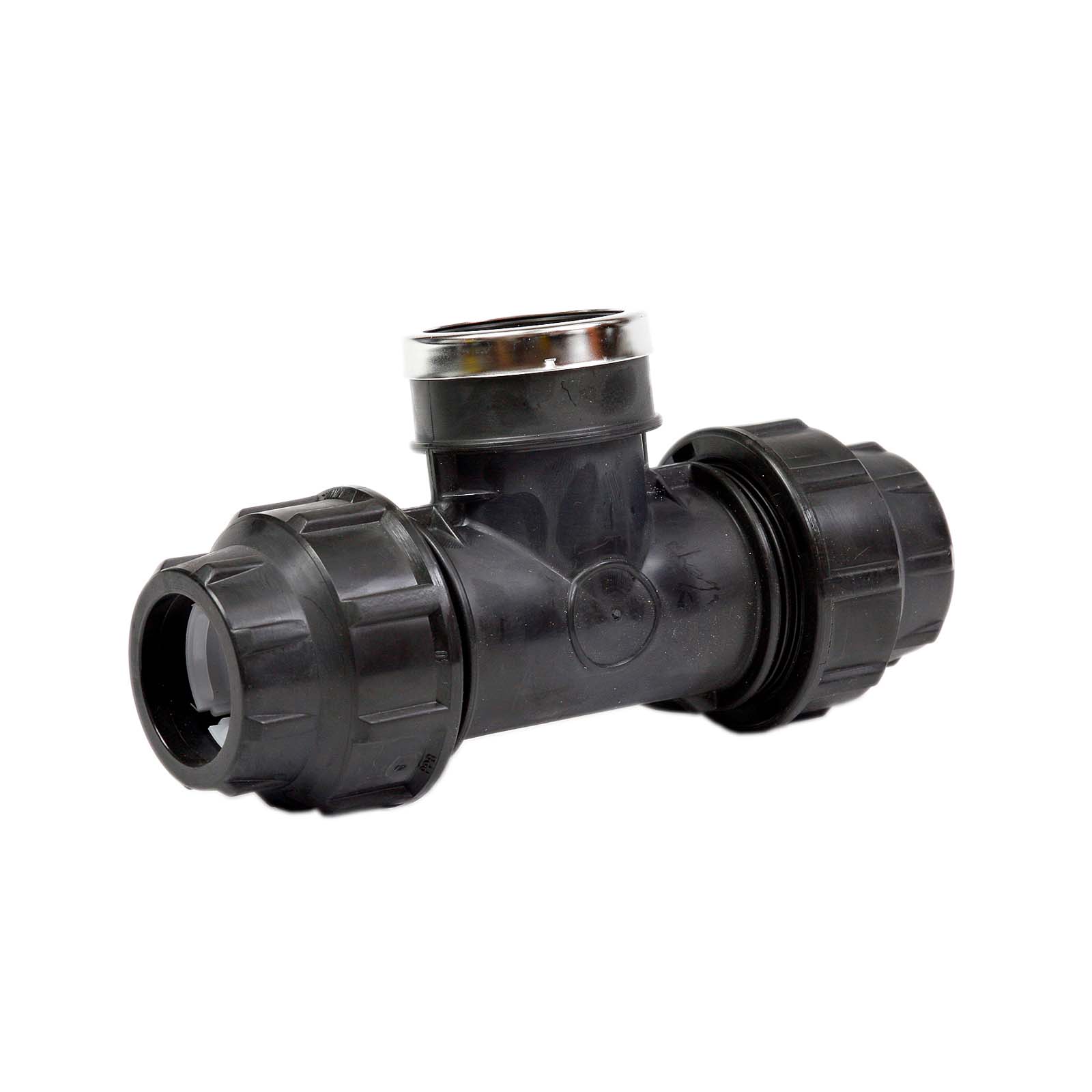 PE-T-Übergangsverschraubung 16 x 3-4IG x 16 mm