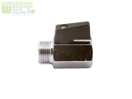 Minikugelhahn Messing 1/2'' IG x 1/2'' AG