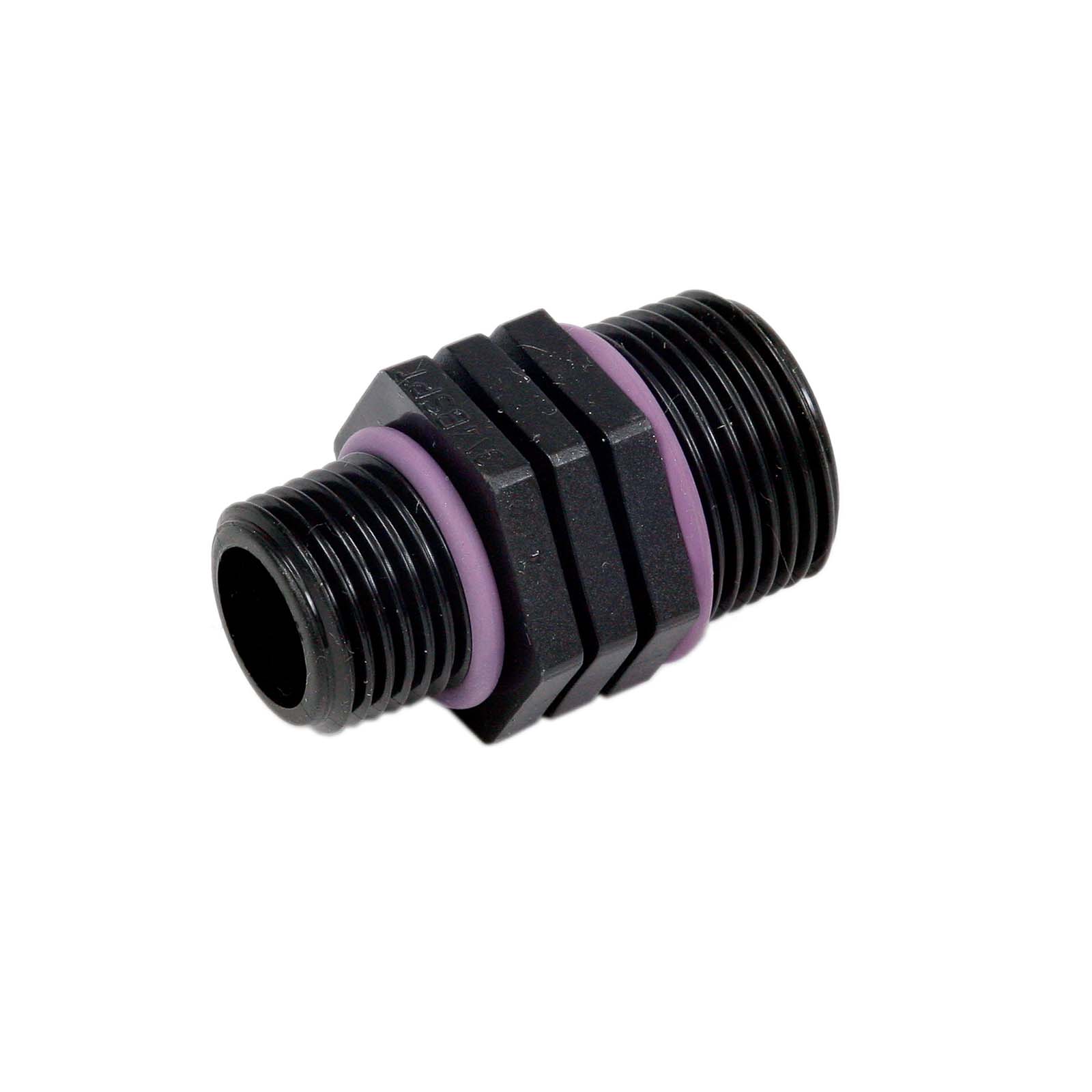 PP-Gewindefitting Reduziernippel 1 AG x 12 AG