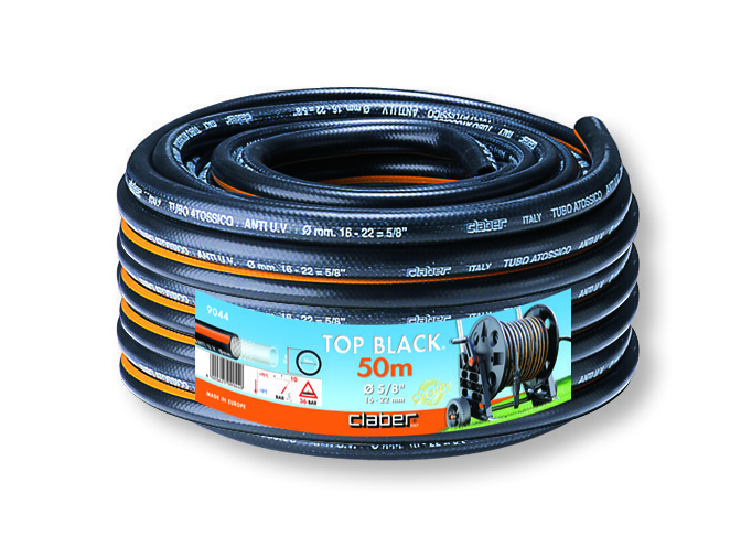 CLABER Gartenschlauch Top-Black 1'' 50m